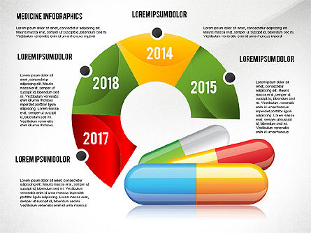 Pharmakologie-Infografiken, Folie 2, 02550, Infografiken — PoweredTemplate.com