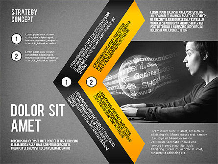 Modèle de présentation de stratégie, Diapositive 11, 02552, Modèles de présentations — PoweredTemplate.com