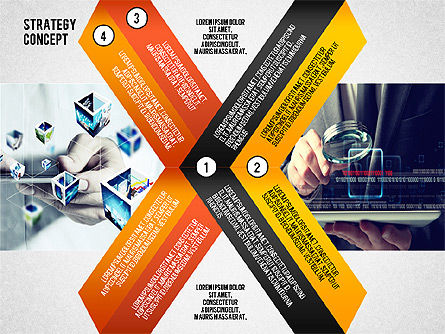 Plantilla de presentación del concepto de estrategia, Diapositiva 6, 02552, Plantillas de presentación — PoweredTemplate.com