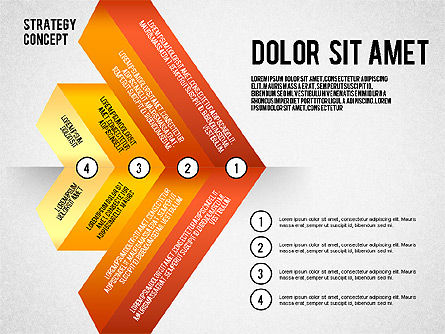 Plantilla de presentación del concepto de estrategia, Diapositiva 8, 02552, Plantillas de presentación — PoweredTemplate.com