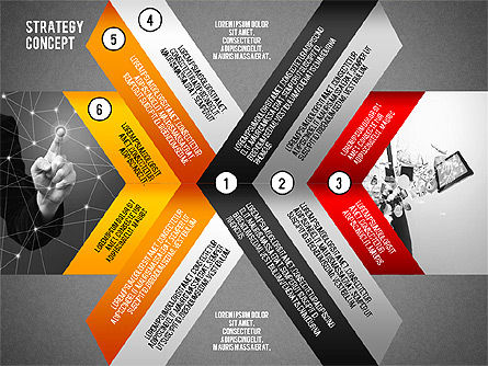 Plantilla de presentación del concepto de estrategia, Diapositiva 9, 02552, Plantillas de presentación — PoweredTemplate.com
