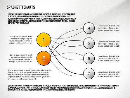 Spaghetti Chart Toolbox, Slide 5, 02554, Process Diagrams — PoweredTemplate.com