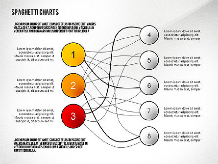 Spaghetti Chart Toolbox, Slide 6, 02554, Process Diagrams — PoweredTemplate.com
