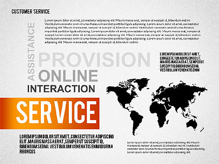 Customer Service Presentation Template, Slide 5, 02560, Presentation Templates — PoweredTemplate.com