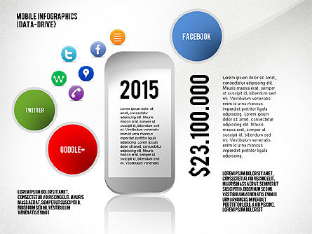 Mobile Infographics, Slide 5, 02564, Infographics — PoweredTemplate.com