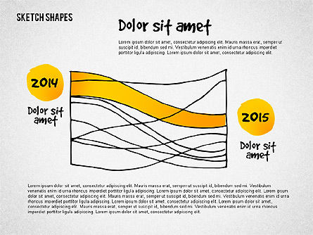 Présentation avec formes de doodle, Diapositive 7, 02565, Modèles de présentations — PoweredTemplate.com