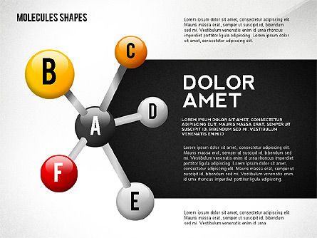 Boîte à outils en treillis moléculaire, Modele PowerPoint, 02568, Modèles commerciaux — PoweredTemplate.com