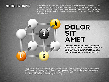 분자 격자 도구 상자, 슬라이드 16, 02568, 비즈니스 모델 — PoweredTemplate.com