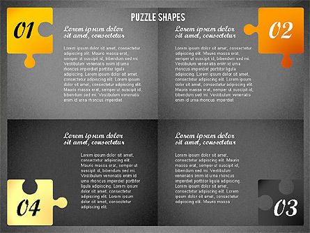 Herramientas de Puzzle, Diapositiva 10, 02571, Diagramas de puzzle — PoweredTemplate.com