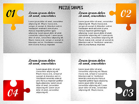 Boîte à outils d'options de puzzle, Diapositive 2, 02571, Schémas puzzle — PoweredTemplate.com