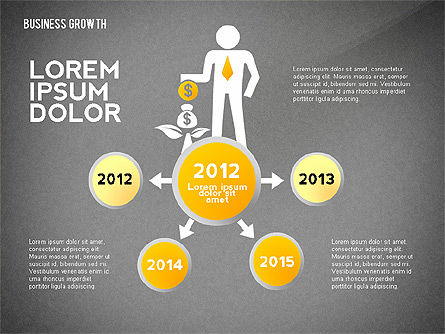 Crecimiento del negocio con Stickman, Diapositiva 12, 02572, Modelos de negocios — PoweredTemplate.com
