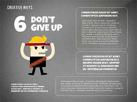 Creative Ways Presentation Template, Slide 14, 02573, Presentation Templates — PoweredTemplate.com