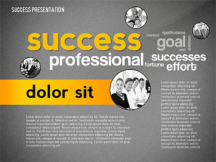 Template Presentasi Awan Kata Sukses, Slide 10, 02574, Templat Presentasi — PoweredTemplate.com