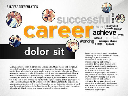 Template Presentasi Awan Kata Sukses, Slide 6, 02574, Templat Presentasi — PoweredTemplate.com