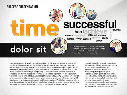 Template Presentasi Awan Kata Sukses, Slide 7, 02574, Templat Presentasi — PoweredTemplate.com