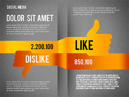 Thumbs Up and Down, Slide 12, 02575, Presentation Templates — PoweredTemplate.com