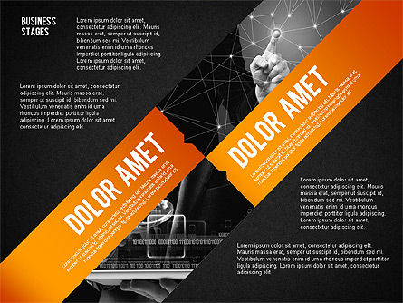 Étapes commerciales et options, Diapositive 16, 02578, Modèles de présentations — PoweredTemplate.com