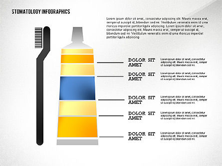 Modèle de présentation dentaire, Diapositive 6, 02579, Modèles de présentations — PoweredTemplate.com