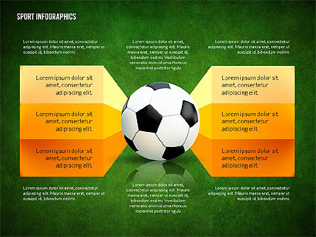 Fußball inszenierte Optionen, Folie 11, 02581, Infografiken — PoweredTemplate.com