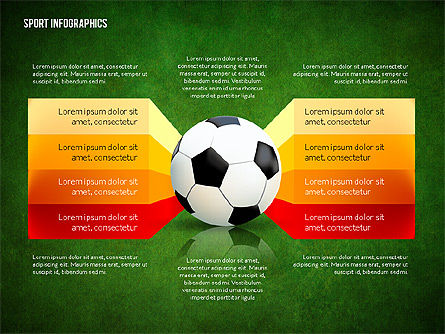 축구 단계별 옵션, 슬라이드 12, 02581, 인포메이션 그래픽 — PoweredTemplate.com