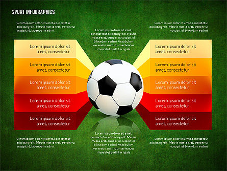 Fußball inszenierte Optionen, Folie 13, 02581, Infografiken — PoweredTemplate.com