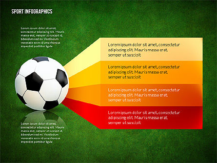 Soccer geënsceneerd opties, Dia 15, 02581, Infographics — PoweredTemplate.com
