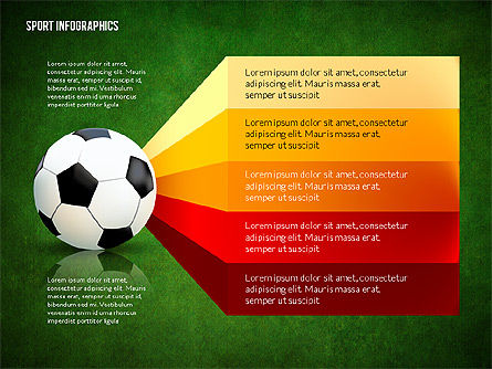 Options mises en scène de football, Diapositive 16, 02581, Infographies — PoweredTemplate.com