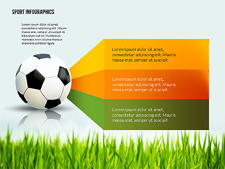 Fußball inszenierte Optionen, Folie 6, 02581, Infografiken — PoweredTemplate.com