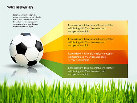 축구 단계별 옵션, 슬라이드 7, 02581, 인포메이션 그래픽 — PoweredTemplate.com
