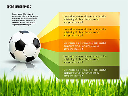 Soccer geënsceneerd opties, Dia 8, 02581, Infographics — PoweredTemplate.com