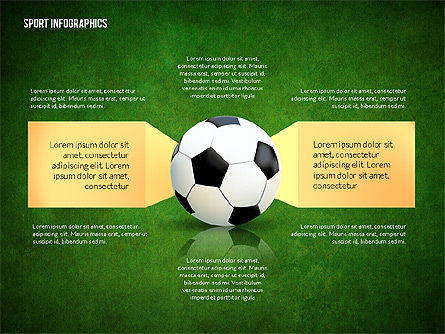 Soccer geënsceneerd opties, Dia 9, 02581, Infographics — PoweredTemplate.com