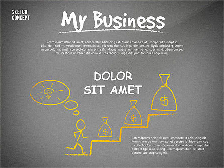 내 비즈니스 프레젠테이션, 슬라이드 9, 02587, 프레젠테이션 템플릿 — PoweredTemplate.com