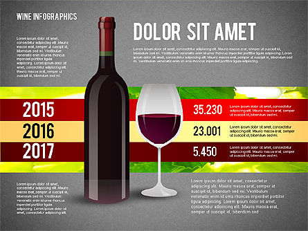 Informações de Vinho, Deslizar 15, 02590, Infográficos — PoweredTemplate.com