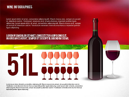 Wein-Infografiken, Folie 5, 02590, Infografiken — PoweredTemplate.com