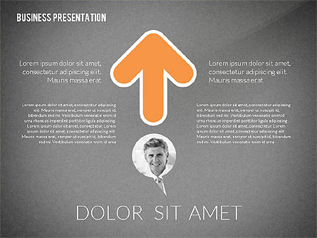 Présentation de la société en style design plat, Diapositive 12, 02594, Modèles de présentations — PoweredTemplate.com