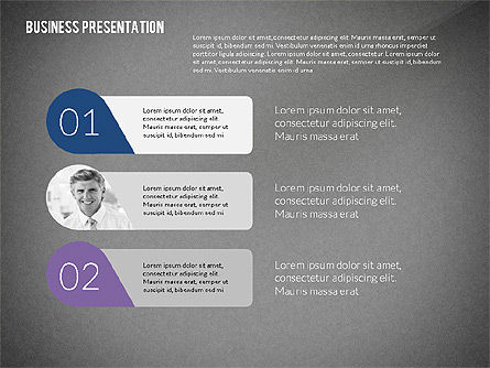 Company Presentation in Flat Design Style, Slide 13, 02594, Presentation Templates — PoweredTemplate.com