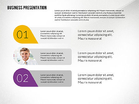 Company Presentation in Flat Design Style, Slide 5, 02594, Presentation Templates — PoweredTemplate.com
