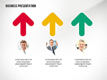 Company Presentation in Flat Design Style, Slide 8, 02594, Presentation Templates — PoweredTemplate.com