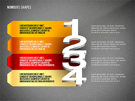 Options and Numbers Toolbox, Slide 10, 02600, Shapes — PoweredTemplate.com