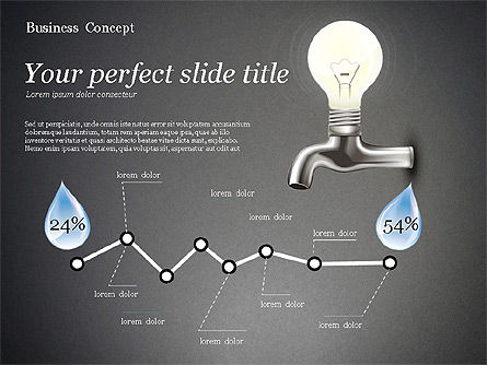 Water and Energy Efficiency Presentation Template, Slide 14, 02601, Presentation Templates — PoweredTemplate.com