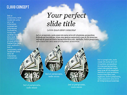Concept de nuage, Diapositive 2, 02604, Modèles commerciaux — PoweredTemplate.com