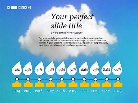 Concept de nuage, Diapositive 5, 02604, Modèles commerciaux — PoweredTemplate.com