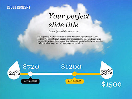Concepto de la nube, Diapositiva 7, 02604, Modelos de negocios — PoweredTemplate.com