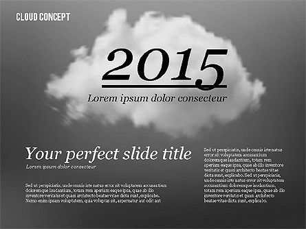 Concept de nuage, Diapositive 9, 02604, Modèles commerciaux — PoweredTemplate.com