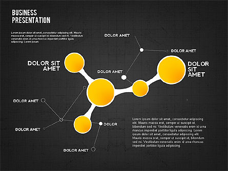 Cuadro de herramientas Gráficos de líneas y redes, Diapositiva 10, 02606, Modelos de negocios — PoweredTemplate.com