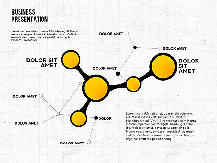 Line e diagrammi di rete Toolbox, Slide 2, 02606, Modelli di lavoro — PoweredTemplate.com