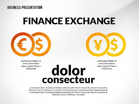 Présentation financière avec des formes, Diapositive 4, 02607, Modèles de présentations — PoweredTemplate.com