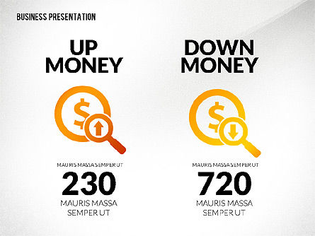 Presentasi Keuangan Dengan Bentuk, Slide 6, 02607, Templat Presentasi — PoweredTemplate.com