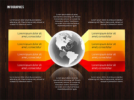 Globale Infografiken, Folie 12, 02609, Ablaufdiagramme — PoweredTemplate.com