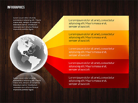 Globale Infografiken, Folie 16, 02609, Ablaufdiagramme — PoweredTemplate.com